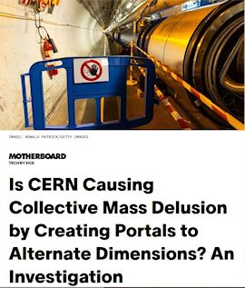 Vice Motherboard CERN Mandela Effect