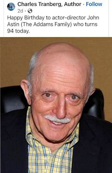 John Astin alive again