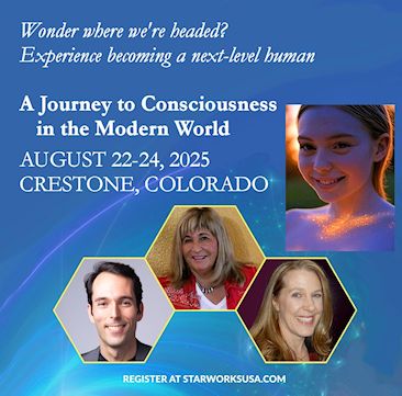 Paola Harris, Julien Chameroy, and Cynthia Sue Larson event
in Crestone