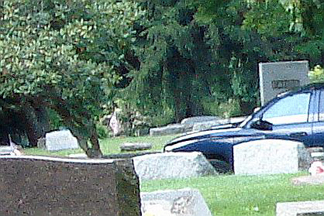 Moving Faust Cemetery headstone