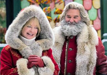 Goldie Hawn and Kurt Russell Santa Claus