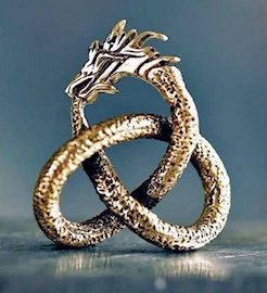 Ka Gold Jewelry Gold Dragon pendant