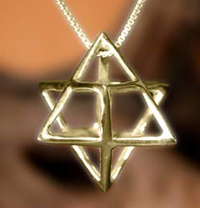 Gold Merkaba